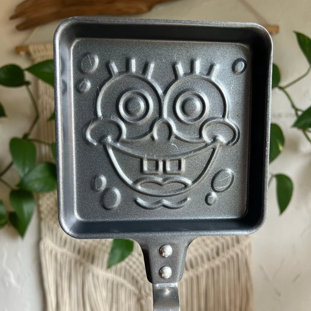 Vintage SpongeBob SquarePants Pancake Sandwich Egg Pan Skillet Nonstick Cartoon